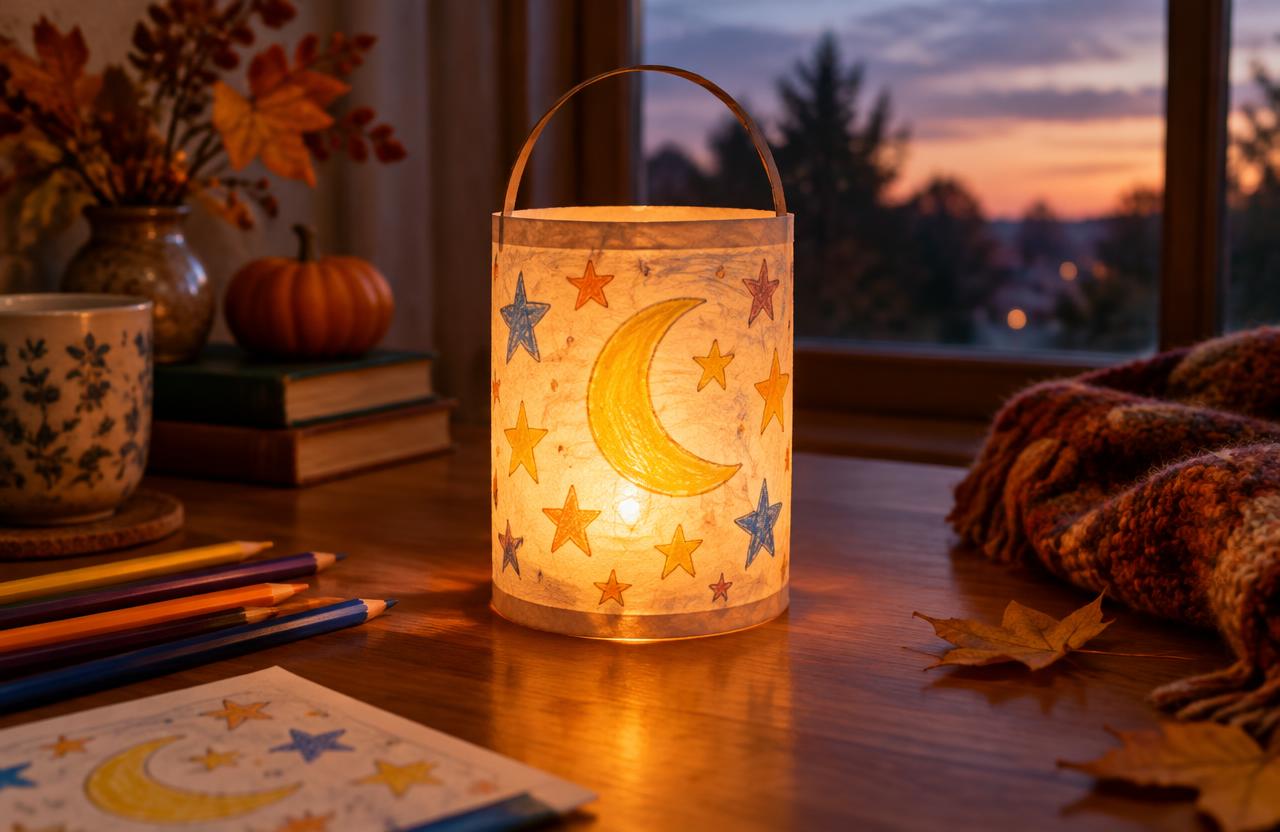 Illustratief beeld bij Sint-Maarten: kleur en maak je eigen lampion
